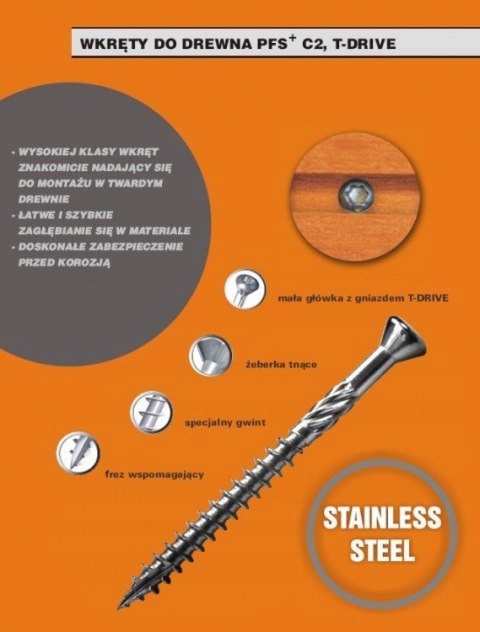 Wkręty tarasowe Pgb 5x50mm 200szt