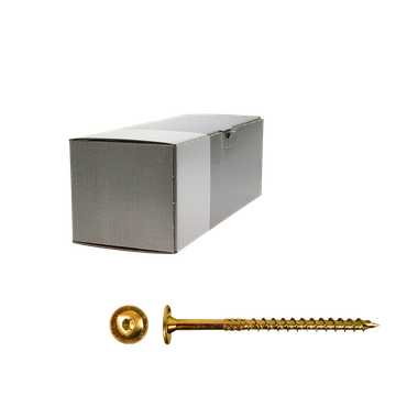 Wkręty talerzowe PGB 6x… 100 szt. żółty ocynk T30 +BIT