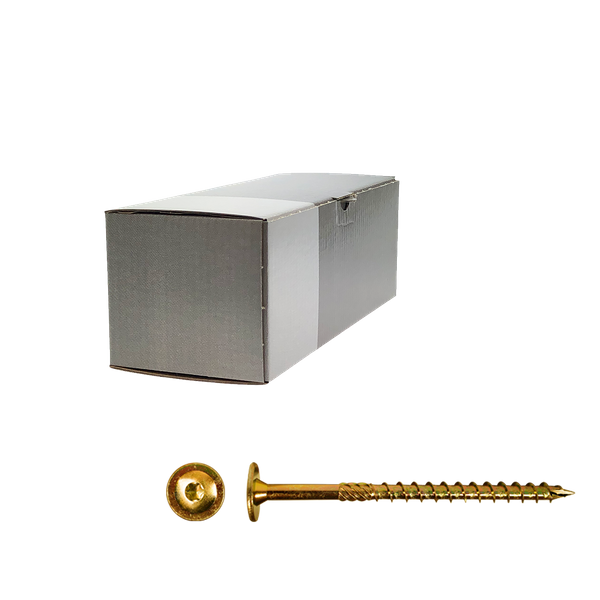 Wkręty talerzowe PGB 8x… 50 szt. żółty ocynk T40 +BIT